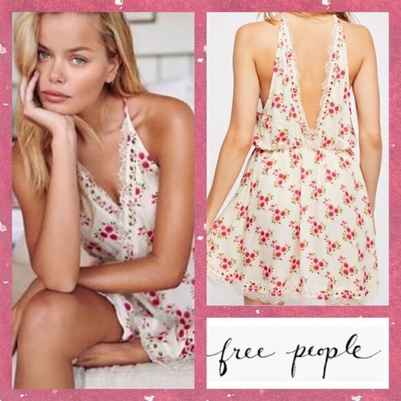 NWT MSRP $88 Free People Paradise City Slip Women's Size Medium - Picture 1 of 7